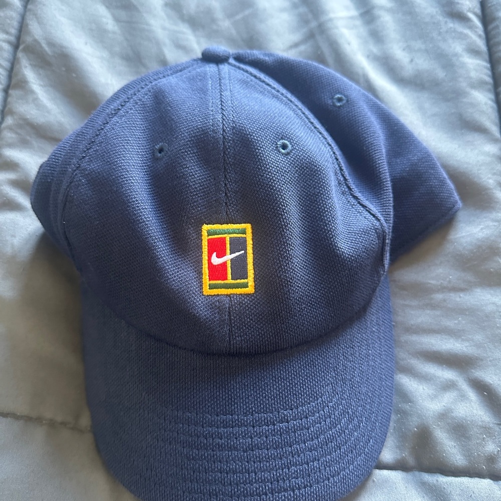 VTG Rare Nike Navy Blue Tennis Cap US Open OS NWOT